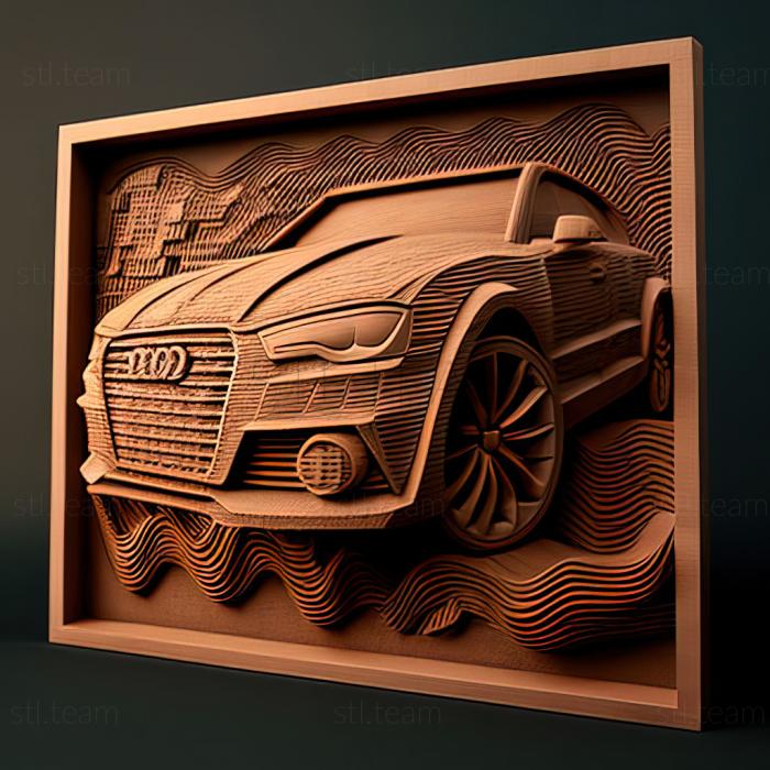3D model Audi A4 (STL)